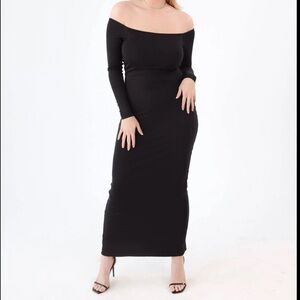 NWT Klassy Network Off the Shoulder Brami Maxi- Large